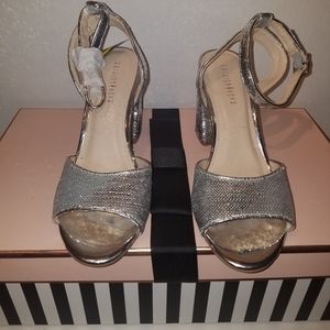 Fashion Nova Silver Sandals